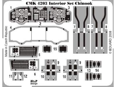 CH-47 Chinook - Interior set for Italeri - zdjęcie 3