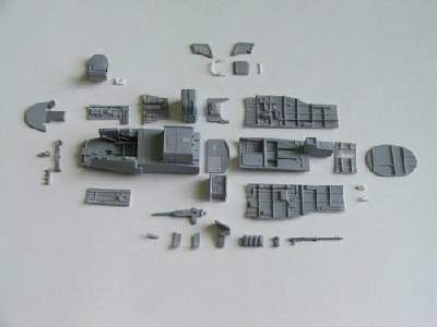 Ki - 45 Toryu - Interior set for Hasegawa - zdjęcie 1