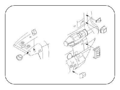 CH-47 Chinook - exterior set for Italeri kit - zdjęcie 1