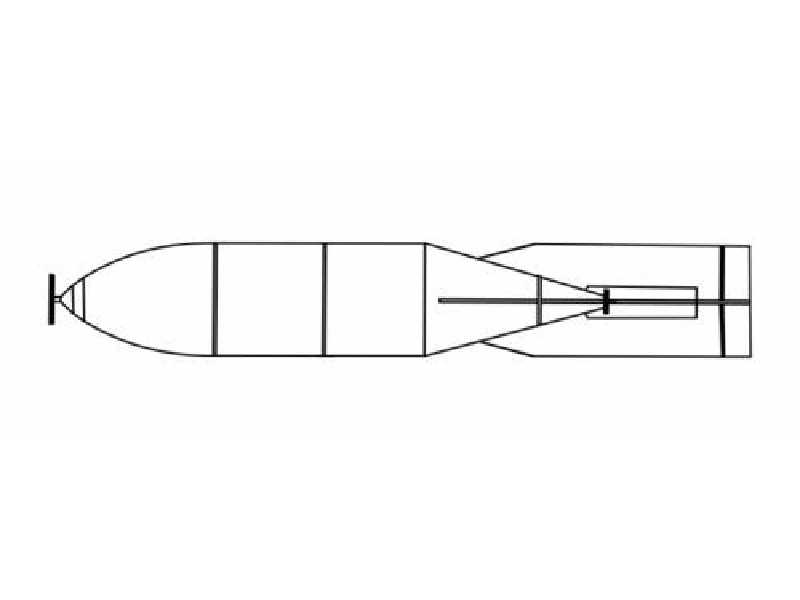 WW II Soviet Bombs FAB 250,  250kg 1/48 (4 pcs) - zdjęcie 1