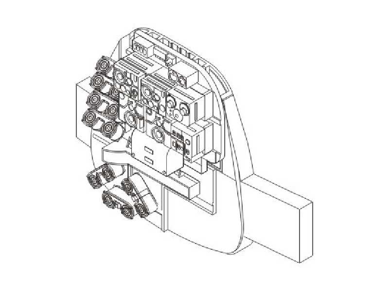 Junkers Ju 88A  Bulkhead with radio sets 1/32 - zdjęcie 1