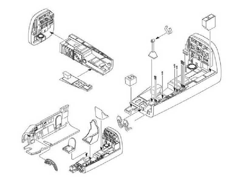 Junkers Ju 88A - Interior set for Revell kit - zdjęcie 1