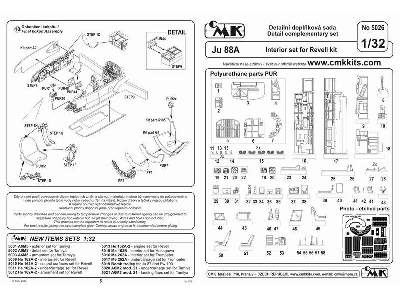 Junkers Ju 88A - Interior set for Revell kit - zdjęcie 2