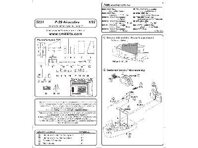 P-39D Airacobra - Armament set for Special Hobby - zdjęcie 2