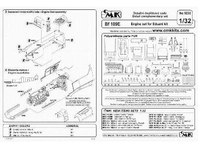 Bf 109E  Engine set for Eduard kit 1/32 - zdjęcie 2
