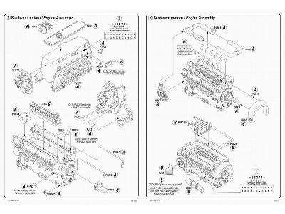 Bf 109E  Engine set for Eduard kit 1/32 - zdjęcie 3