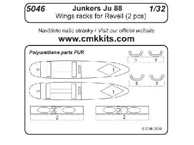 Junkers Ju 88A  Wings racks 1/32 (4 pcs) - zdjęcie 1
