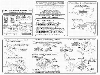 P-40E Warhawk  Armament set 1/32 for Hasegawa - zdjęcie 2