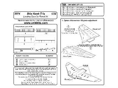 BAe Hawk T.1a  Landing flaps 1/32 for Revell kit - zdjęcie 2
