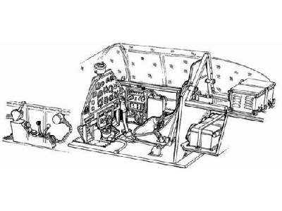 P-51A Mustang  Interior Set - zdjęcie 1