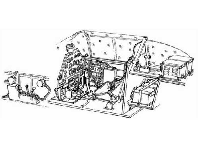 P-51A Mustang Interior Set - zdjęcie 1 P-51A Mustang Interior Set - zdjęcie 1