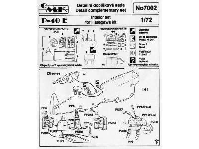 P-40 E Interior Set - zdjęcie 2