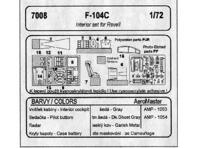 F-104 C Interior Set - zdjęcie 2