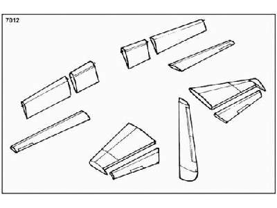 Me 262A/B Control Surfaces - zdjęcie 1