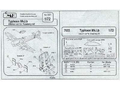 Typhoon Mk.Ib Interior Set - zdjęcie 2