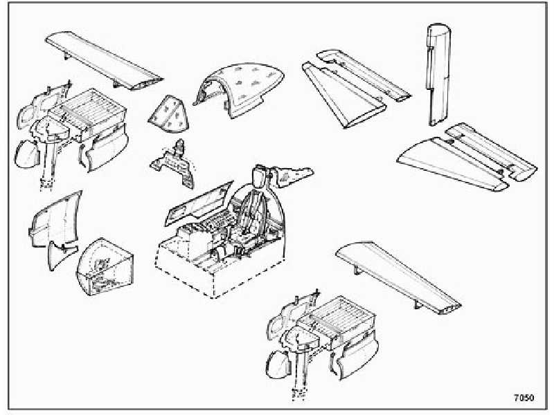 A-1H Skyraider Detail set - zdjęcie 1 A-1H Skyraider Detail set - zdjęcie 1