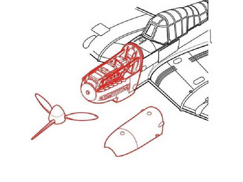 Ju-87G Engine set - zdjęcie 1 Ju-87G Engine set - zdjęcie 1