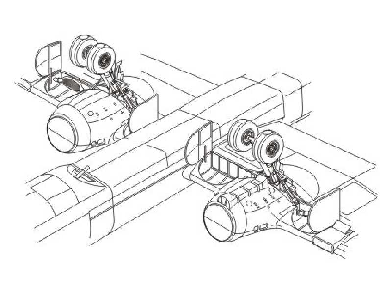 He-177A Undercarriage - zdjęcie 1