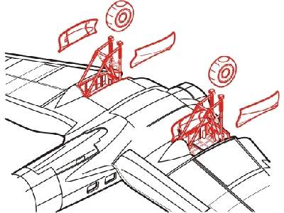 He 111P Undercarriage - zdjęcie 1