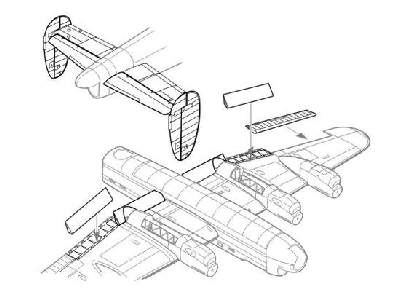 Lancaster Mk.I/II - Control Surfaces - zdjęcie 1