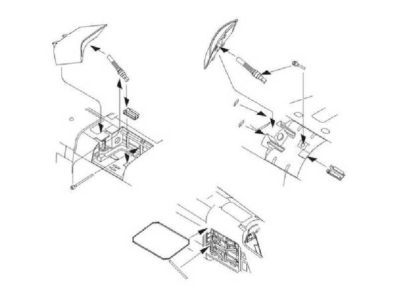 TSR 2 Speed brakes and avionics bay 1/72 for Airfix kit - zdjęcie 1 TSR 2 Speed brakes and avionics bay 1/72 for Airfix kit - zdjęcie 1