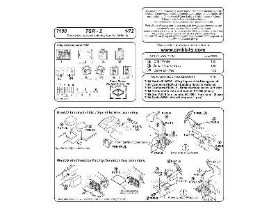 TSR  2  Speed brakes and avionics bay 1/72 for Airfix kit - zdjęcie 2