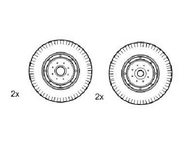 Quad Chevrolet 4x4 - wheels 10.5x20 Cross Country (Dunlop) for I - zdjęcie 1