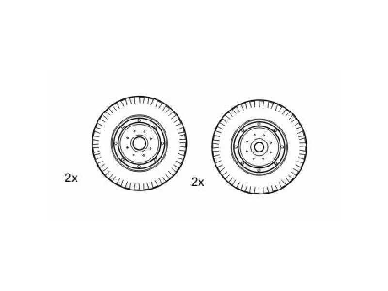 Quad Chevrolet 4x4 - wheels 10.5x20 Cross Country (Dunlop) for I - zdjęcie 1