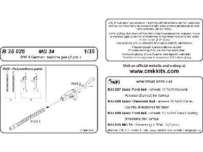 MG34 German Machine gun WW II (2 pcs.) - zdjęcie 2