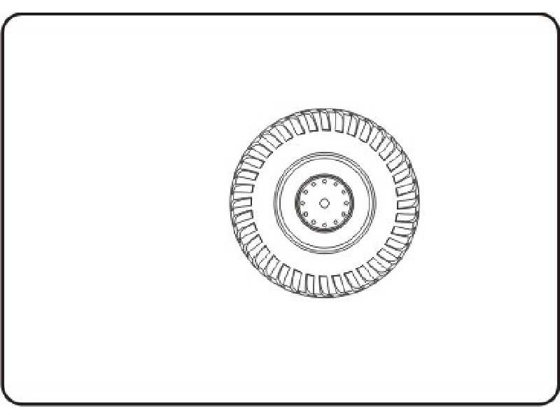 IDF Hummer - wheels set for Tamiya/Academy - zdjęcie 1