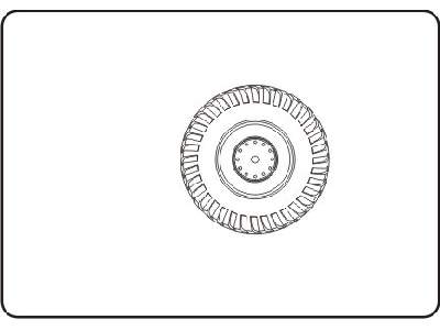 IDF Hummer - wheels set for Tamiya/Academy - zdjęcie 2