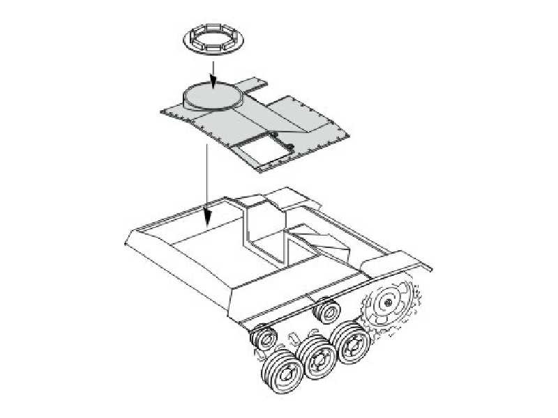 StuG III Ausf. G Correction Roof early version - zdjęcie 1