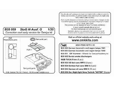 StuG III Ausf. G Correction Roof early version - zdjęcie 2