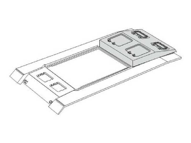 StuG III Ausf. G  Correction Engine cover for Tamiya kit - zdjęcie 1