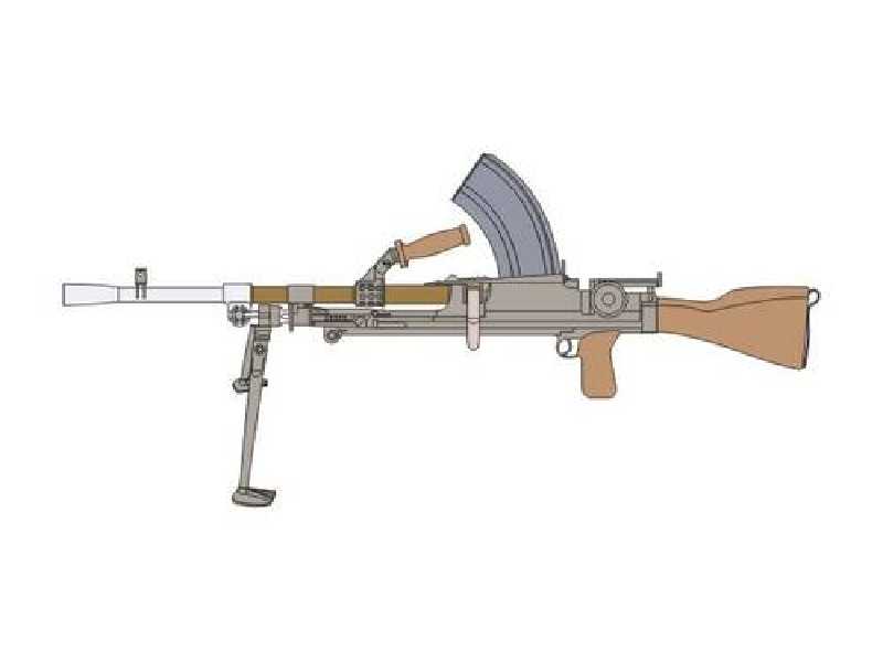Bren gun British WW II 7,7 mm light machine gun - zdjęcie 1 Bren gun British WW II 7,7 mm light machine gun - zdjęcie 1