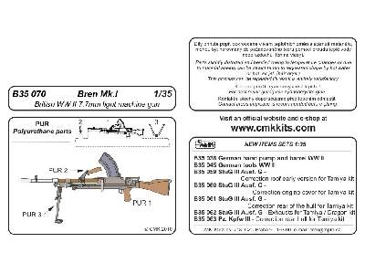 Bren gun  British WW II 7,7 mm light machine gun - zdjęcie 2