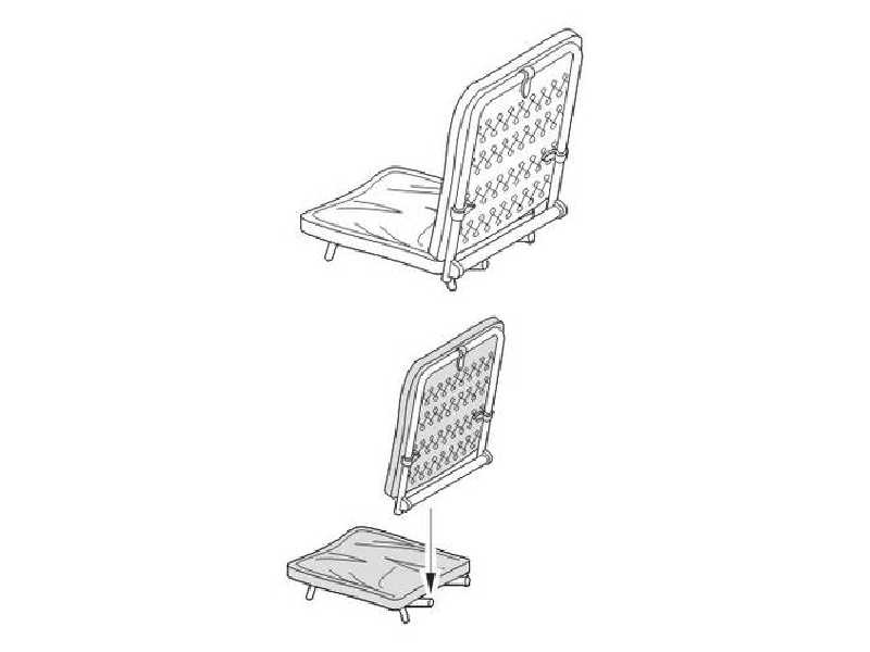 German tank seats WW II (2 pcs)1/35 - zdjęcie 1 German tank seats WW II (2 pcs)1/35 - zdjęcie 1
