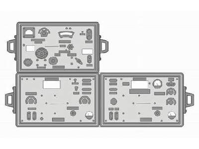 German WW II Fu 2 + Fu 5 tank radio set  (2 pcs)1/35 - zdjęcie 1