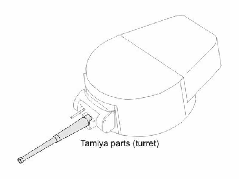 BT-7/5 45mm 20K gun Metal barrel 1/35 for Tamiya/ kit - zdjęcie 1 BT-7/5 45mm 20K gun Metal barrel 1/35 for Tamiya/ kit - zdjęcie 1