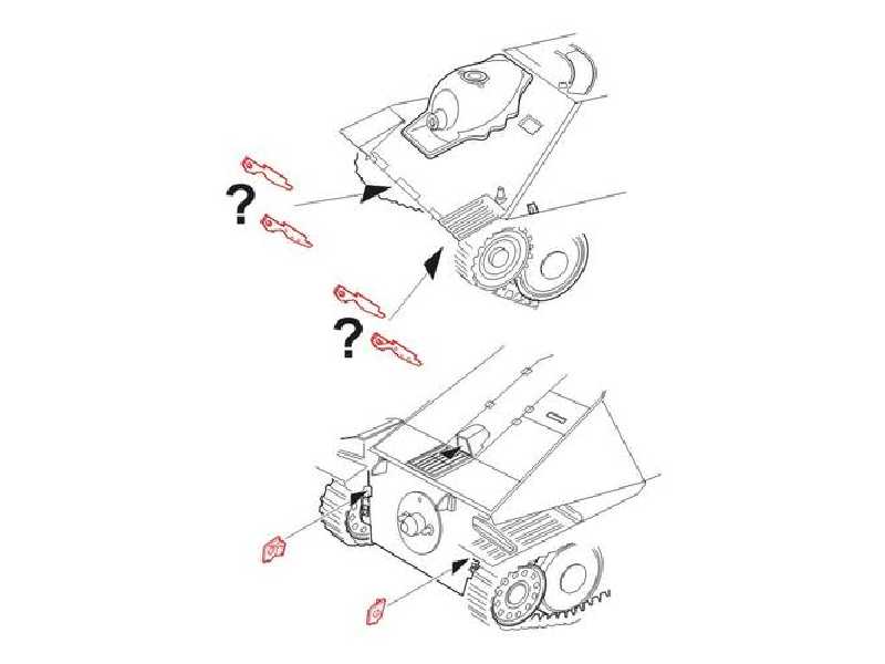 Jagdpanzer 38 Hetzer Towing eyes for Tamiya kit - zdjęcie 1 Jagdpanzer 38 Hetzer Towing eyes for Tamiya kit - zdjęcie 1
