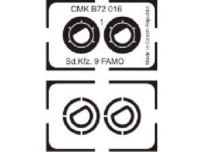 Sd.Kfz. 9 FAMO wheels for Revell/Trumpeter - zdjęcie 4