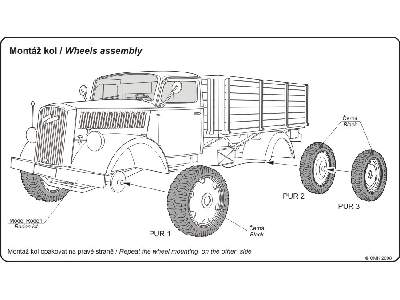 Opel blitz wheel for Roden - zdjęcie 3