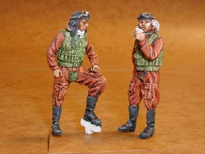 Japanese Navy pilots WW  II (2 fig.) - zdjęcie 1