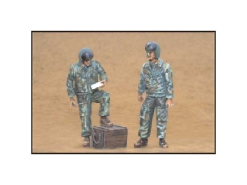 Russian modern Heli. pilots-standing (2 fig.) - zdjęcie 1