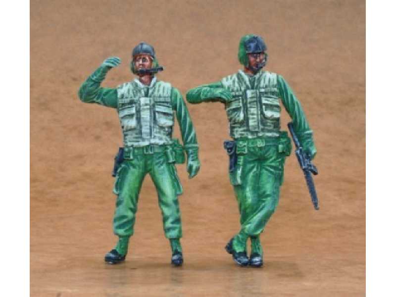 US Heli.pilots-standing Vietnam (2 fig.) - zdjęcie 1