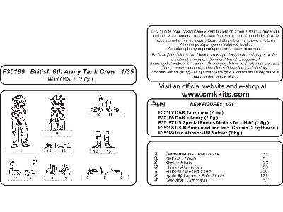 British 8th Army Tank Crew (2fig) - zdjęcie 2