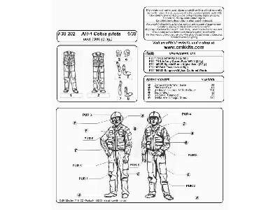 AH-1 Cobra pilots  post 1980 (2 fig) - zdjęcie 2