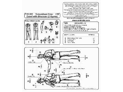 Schnellboot Crew - Guard with Binoculars 1/35 (2 fig.) - zdjęcie 2