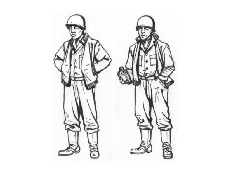 WW II US Truck Crew (2 figures) - zdjęcie 1 WW II US Truck Crew (2 figures) - zdjęcie 1