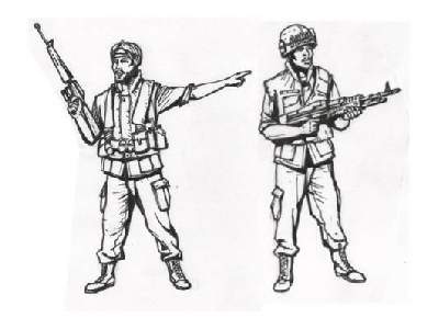 Vietnam War US Airborne (2 figures) - zdjęcie 1